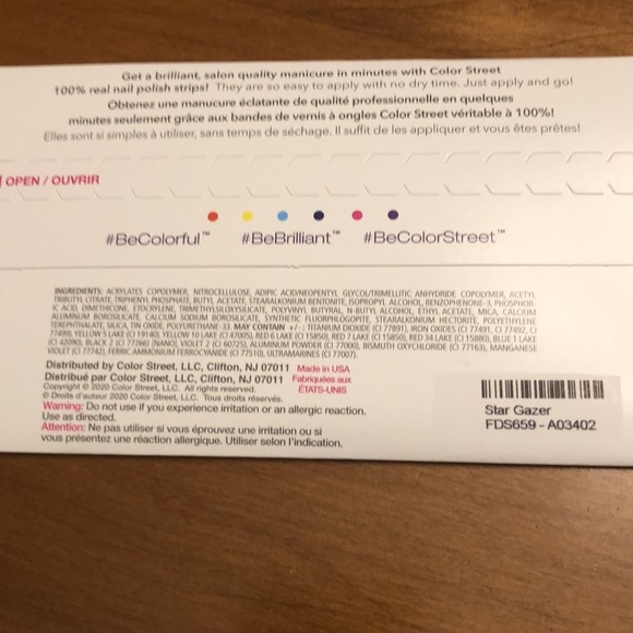 COLOR STREET BUNDLE OF TWO - STAR GAZER AND EGGS-TRAVAGANZA NIP - Picture 3 of 5